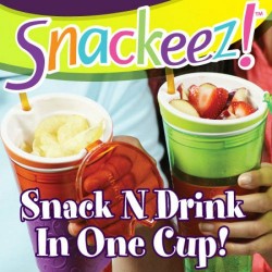 Snackeez clevere Aufbewahrungslösung Behälter Essen Trinken Usa TV Hit