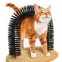 Haarfänger Borsten für Katzen mit kratzfestem Teppich Purrfect Arch Katzenminze