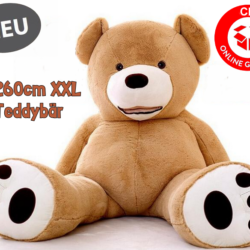 Mega Grosser Plüschbär Teddy Plüsch Bär 260cm Gross Geschenk