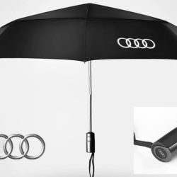 Audi Auto Fan Regenschirm Geschenk Automatisch Schwarz / Neu