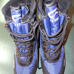 Neuw. Everest Winterschuhe mit Eiskrallen - blau-schwarz - Gr. 38 - 1