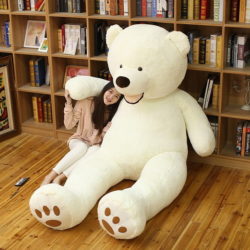 Eisbär / Teddybär in XXL Format aus hochwertigem Plüsch ca. 200cm