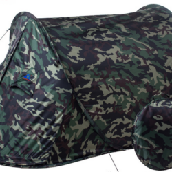 Camouflage Wurfzelt mit kleinem Packmass