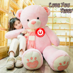 Teddy XXL Love mit Schleife