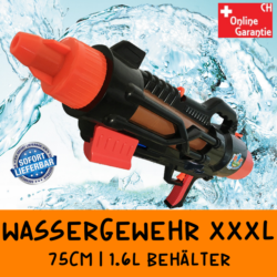 Grosses XXL Wassergewehrca. 75 cm lang mit grosser Reichweite und Mega-Power!