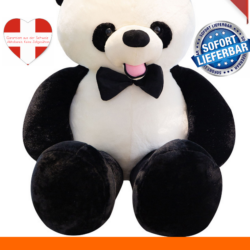 Ob zum Valentinstag, Weihnachten, Geburtstag oder auch einfach mal so, der Panda mit Fliege ist ein tolles Geschenk!