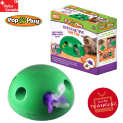Dieses Pop N' Play Indoor Spielzeug ist ideal für alle Katzen, jung und alt!