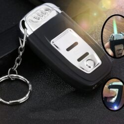 Audi Auto Feuerzeug Sturmfeuerzeug Fan Geschenk Raucher Taschenlampe