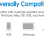 Bluetooth Tastatur QWERTZ Support Betriebssysteme: Windows, Android, MacOS, iOS.