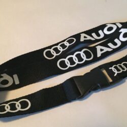 Tragen Sie Ihren Schlüssel immer bei sich – mit dem schwarzen Audi Schlüsselband