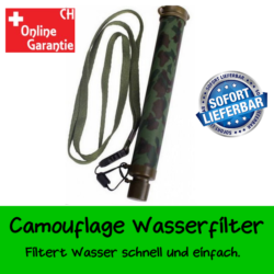 Der Wasserfilter für unterwegs macht Wasser aus Seen und Bächen Trinkwasser und ist damit der perfekte Begleiter für kleine und große Ausflüge in die Natur. Ideal auch als Campingbegleiter.