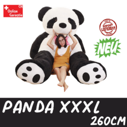Panda XXXL ca. 260cm Pandabär XXL mit Schleife