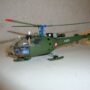 Helikopter Alouette III - Schweizer Armee olive V-271  5 neu