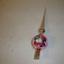 Alter Christbaumspitz Lila 28cm 2