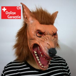 Werwolf Maske für Erwachsene Wolf Halloween Kostüm