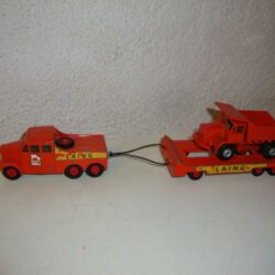 Matchbox King Size Nr. 8 Scammell 6x6 Tractor Trailer mit Joal Dumper 1