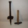 Dengelstock 38cm  mit Hammer 2