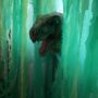 T-Rex Dinosaurier Maske aus Latex für Erwachsene