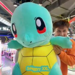 Schiggy Plüschtier XXL Kuscheltier ca. 1 m