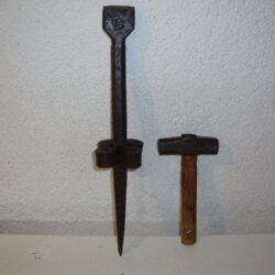 Dengelstock mit Hammer 40cm  1