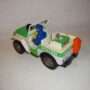Batterie Blechspielzeug Polizei Auto Police Patrol Jeep T.N Nomura Toy Japan 3