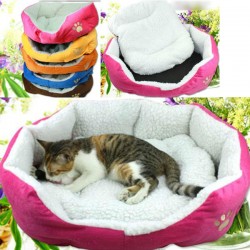 Kuschelweiches Bett Haus Schlafplatz für Ihren Liebling Katze Hund Katzenbett